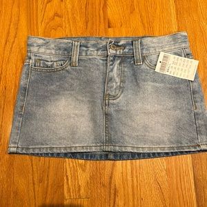 NWT Brandy Melville Denim Skirt